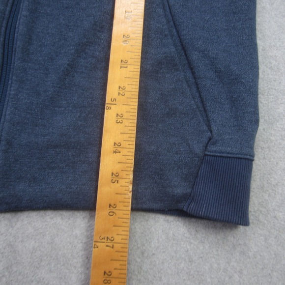 Under Armour Jacket Mens Medium Blue Full Zip Knit‎ Bomber Fitted - Picture 10 of 15